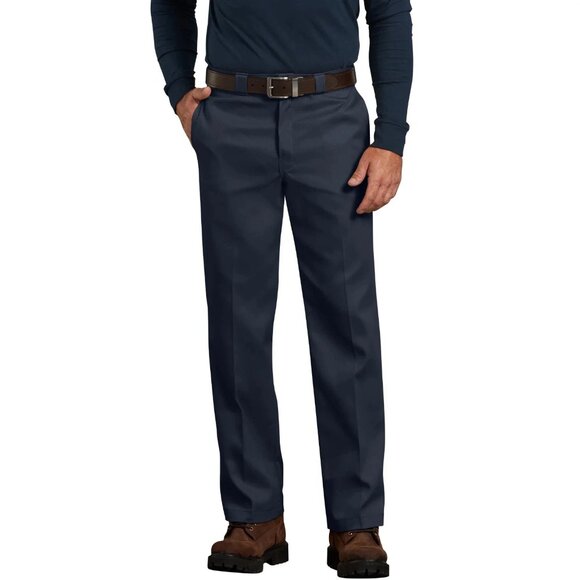 Dickies Men’s Flex 11874 Work Pant, Size 44x32, Dark Navy, Straight-Leg, Regular - Picture 1 of 3